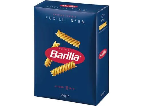 massa barilla fusilli 500g