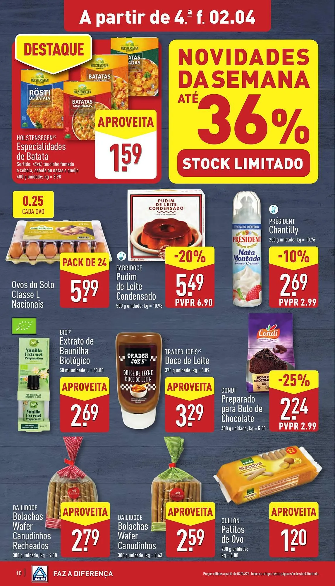 Folheto Folheto ALDI de 2 de abril até 8 de abril 2025 - Pagina 10