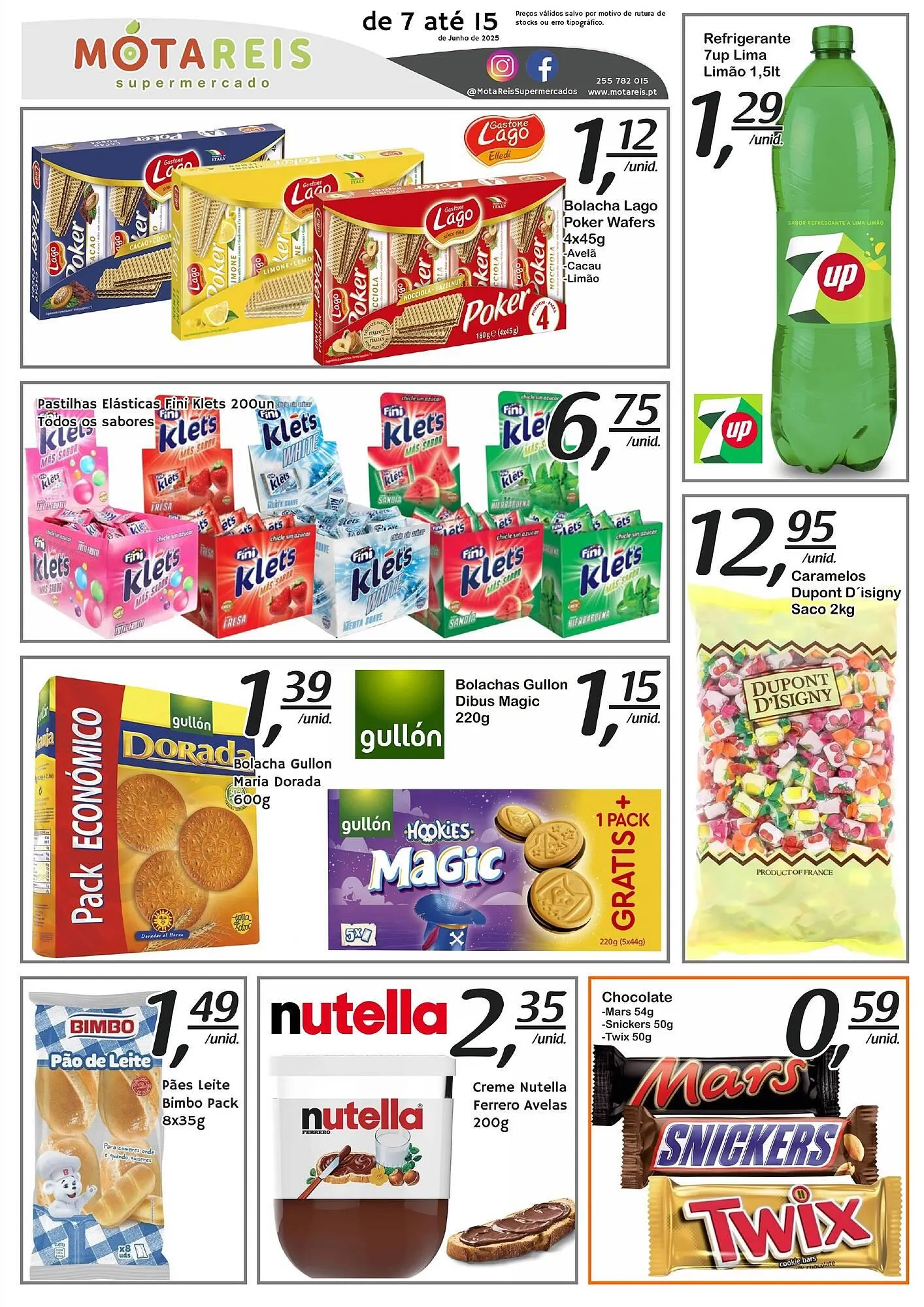 Folheto Mota Reis - 1