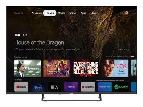 tv qled qilive q55qa232b (4k smart google 55" 139cm)