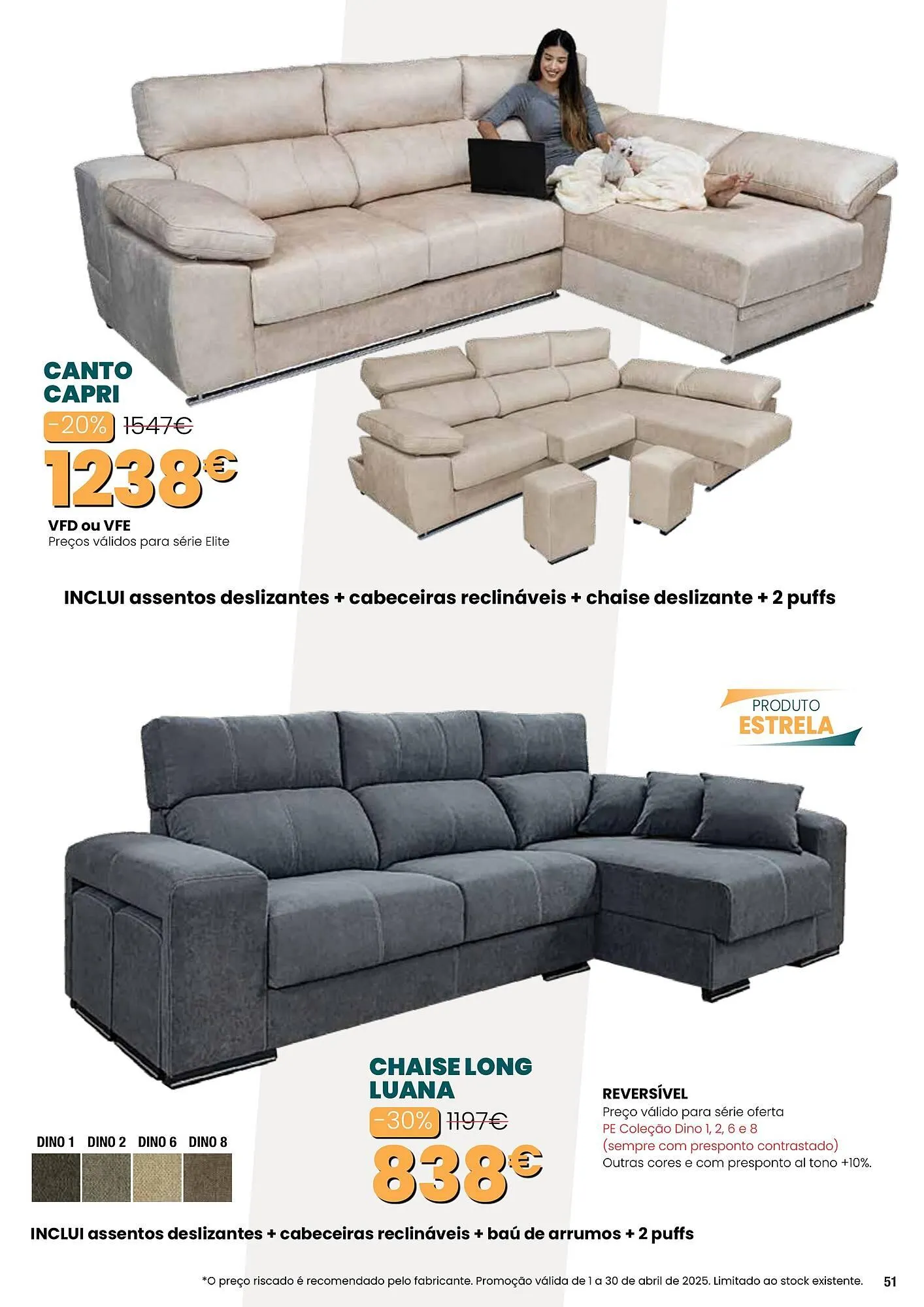 Folheto Folheto Hiper Centro do Móvel de 1 de abril até 30 de abril 2025 - Pagina 51