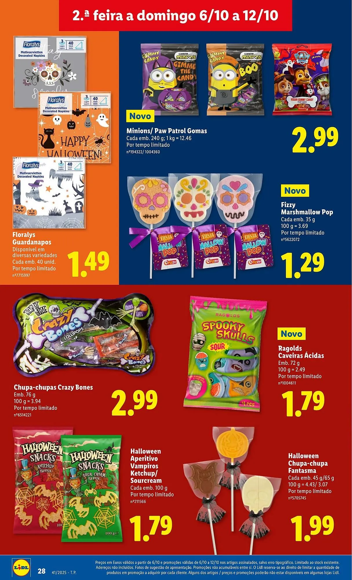 Folheto Folheto Lidl de 6 de outubro até 12 de outubro 2025 - Pagina 28