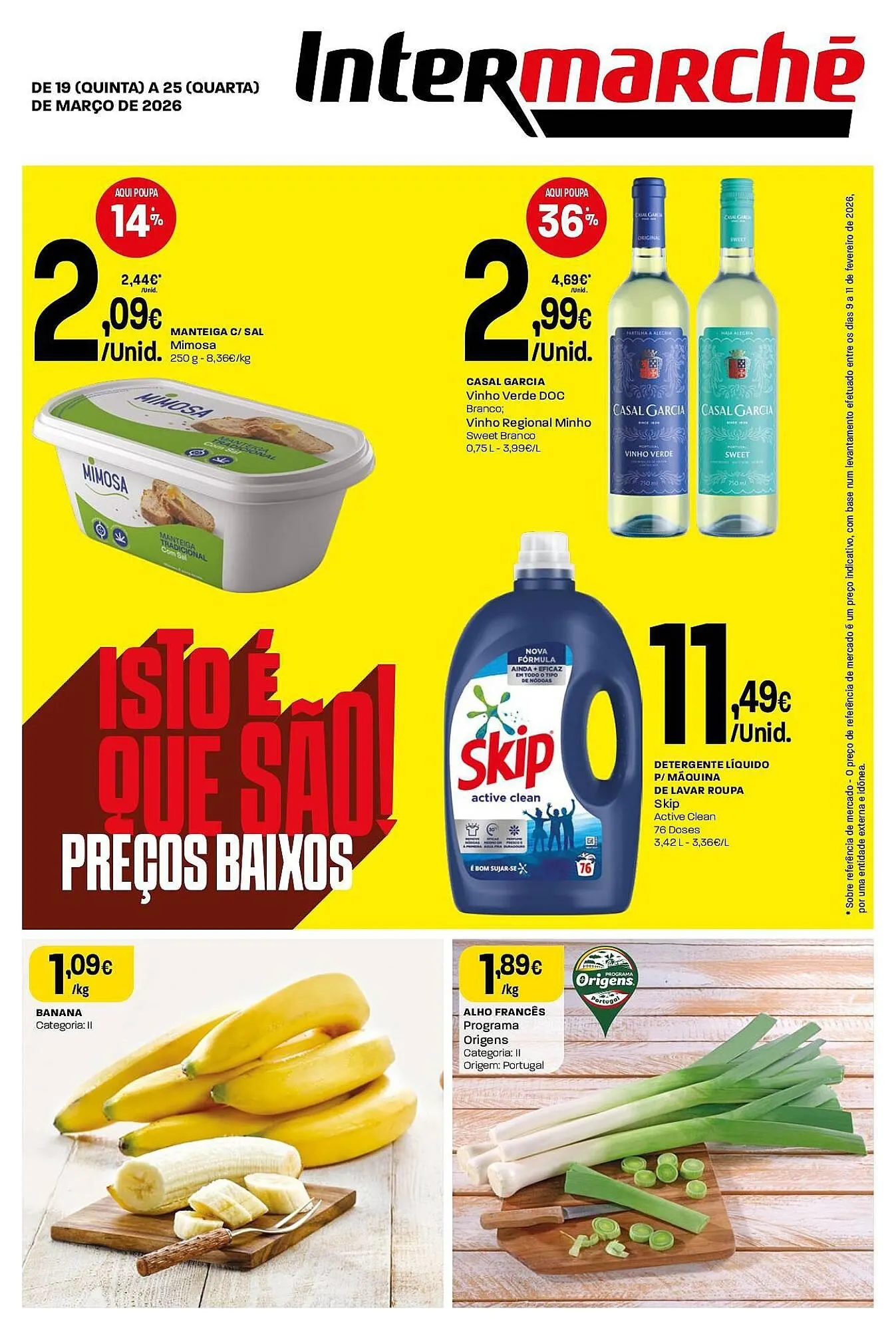 Folheto Folheto Intermarché de 19 de março até 25 de março 2026 - Pagina 1