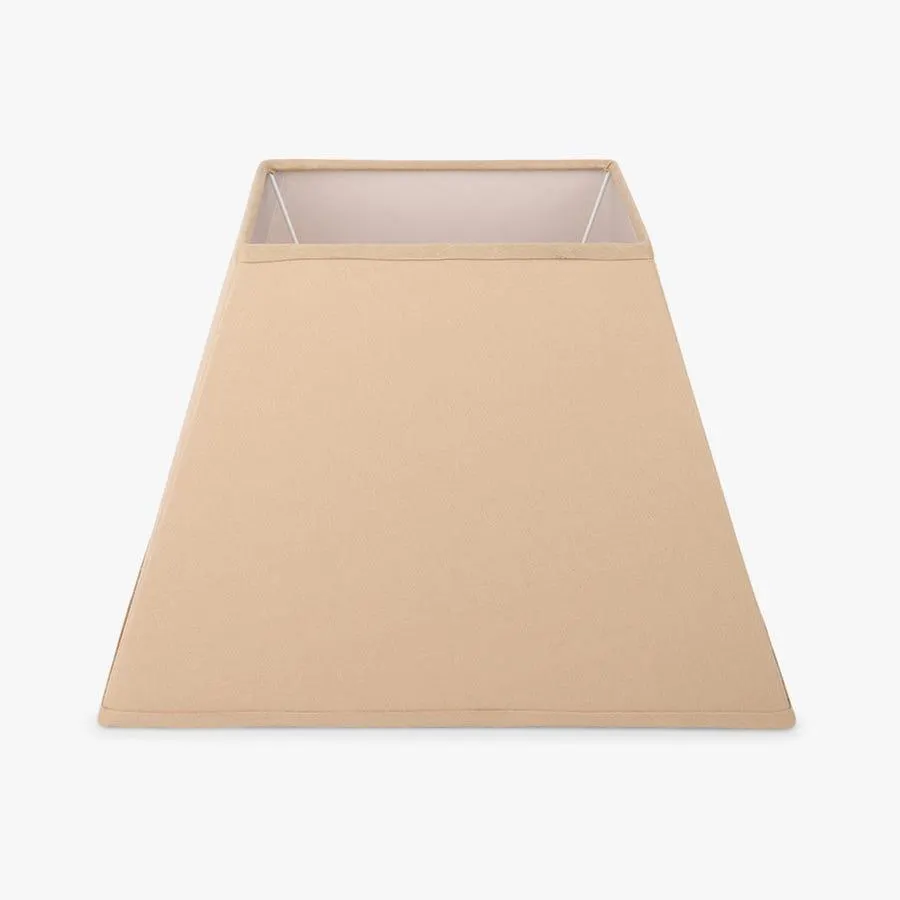 Abatjour quadrado linho bege