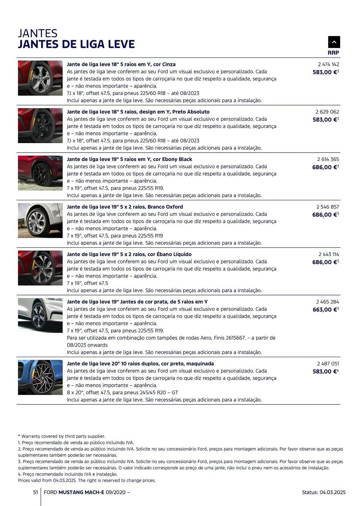 Folheto Folheto Ford de 18 de março até 31 de agosto 2025 - Pagina 51
