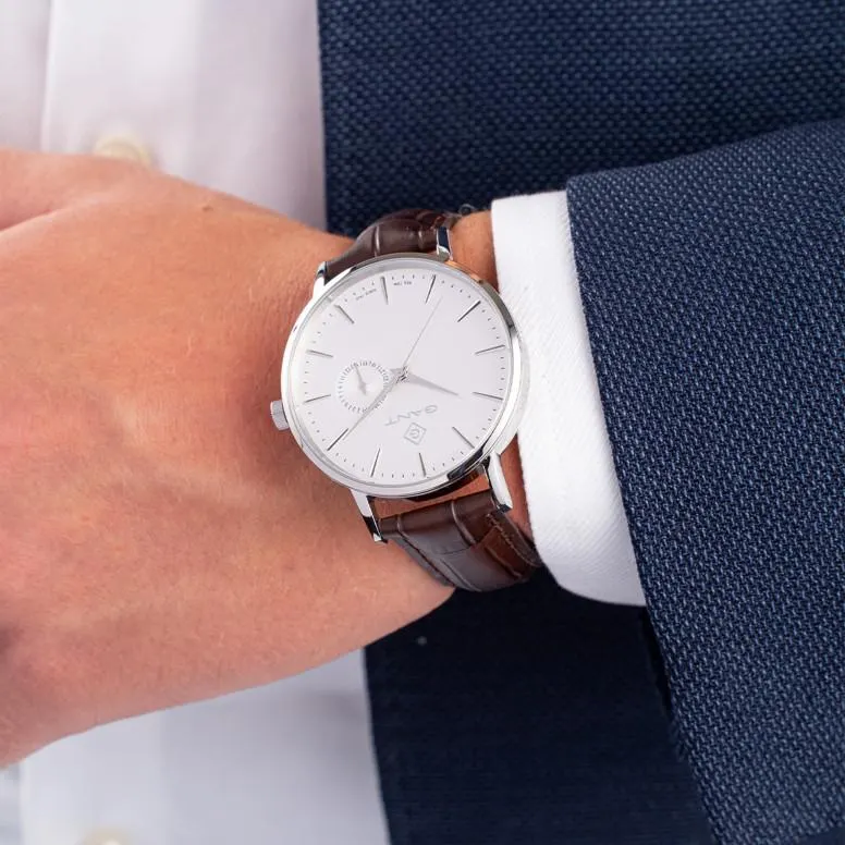 Reloj Park Hill III Marrón