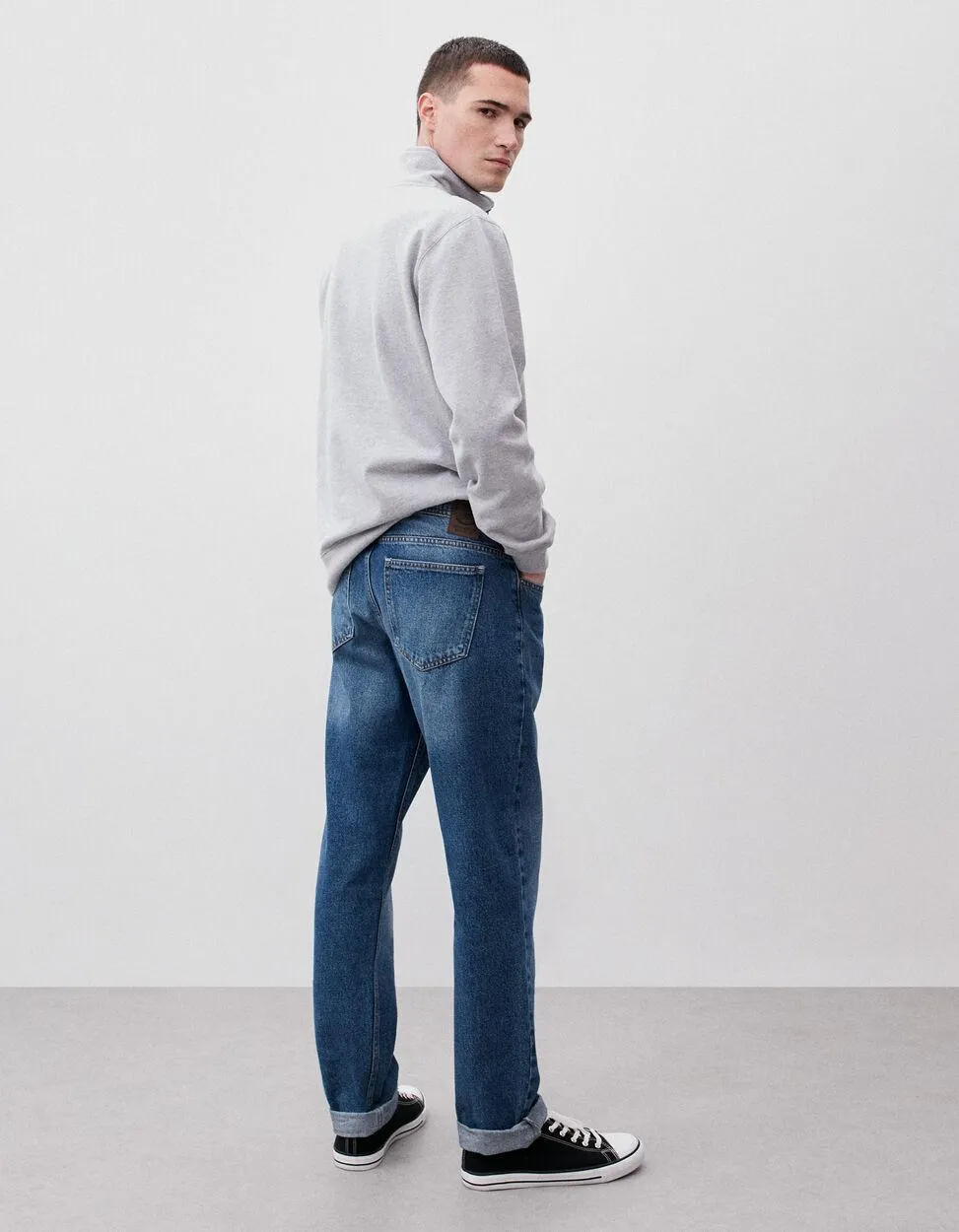 Calças de Ganga 'Slim Fit', Homem, Azul