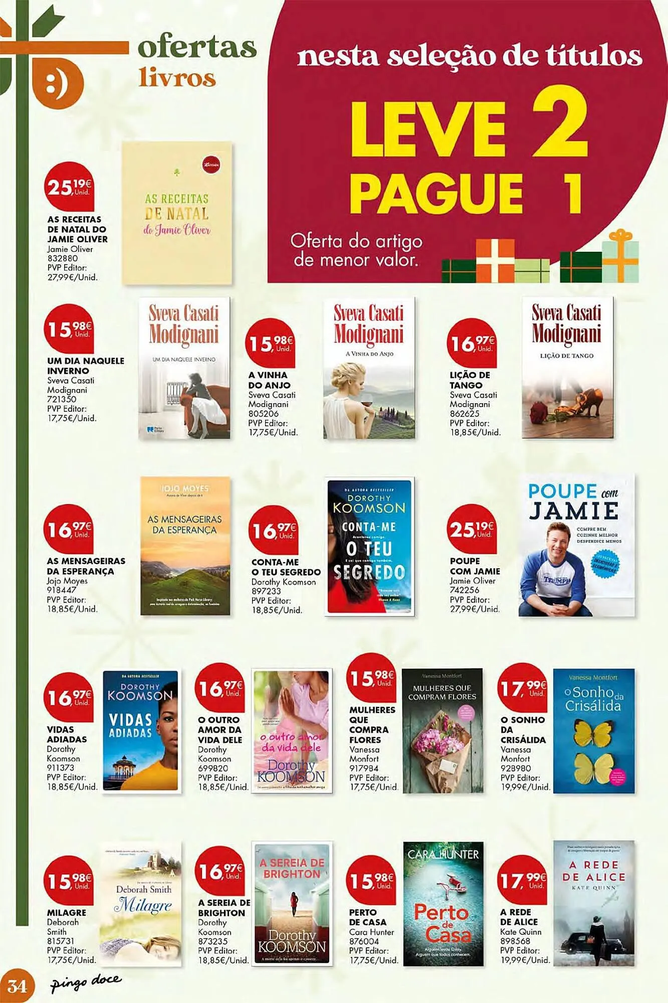 Folheto Folheto Pingo Doce de 14 de novembro até 31 de dezembro 2023 - Pagina 34