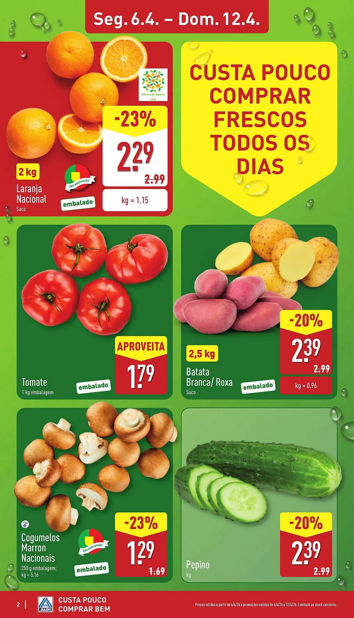 Folheto Folheto ALDI de 6 de abril até 12 de abril 2026 - Pagina 2