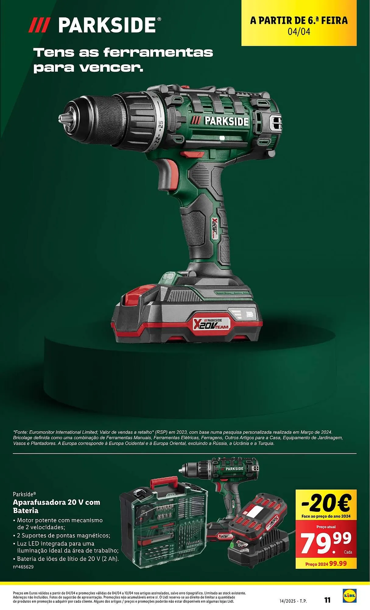 Folheto Folheto Lidl de 31 de março até 6 de abril 2025 - Pagina 11