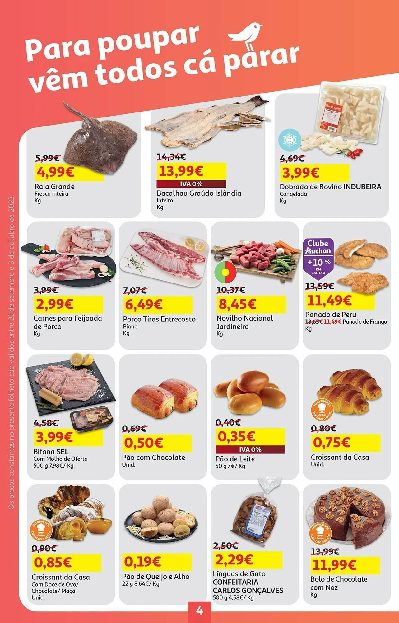 Folheto Folheto Auchan de 21 de setembro até 3 de outubro 2023 - Pagina 4