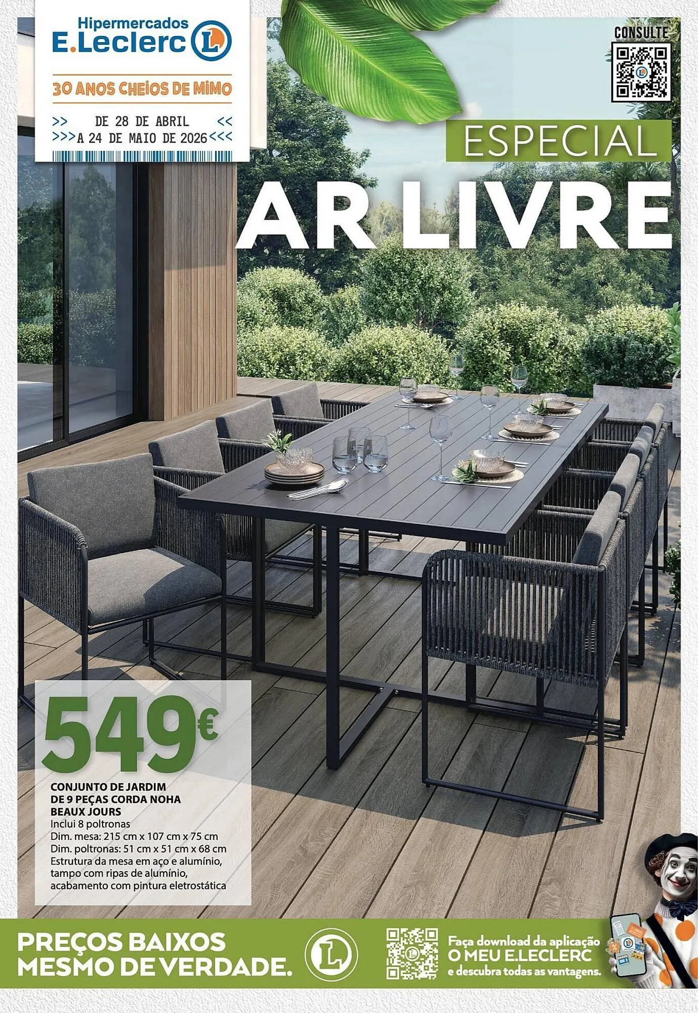 Folheto Folheto E.Leclerc de 28 de abril até 24 de maio 2026 - Pagina 1