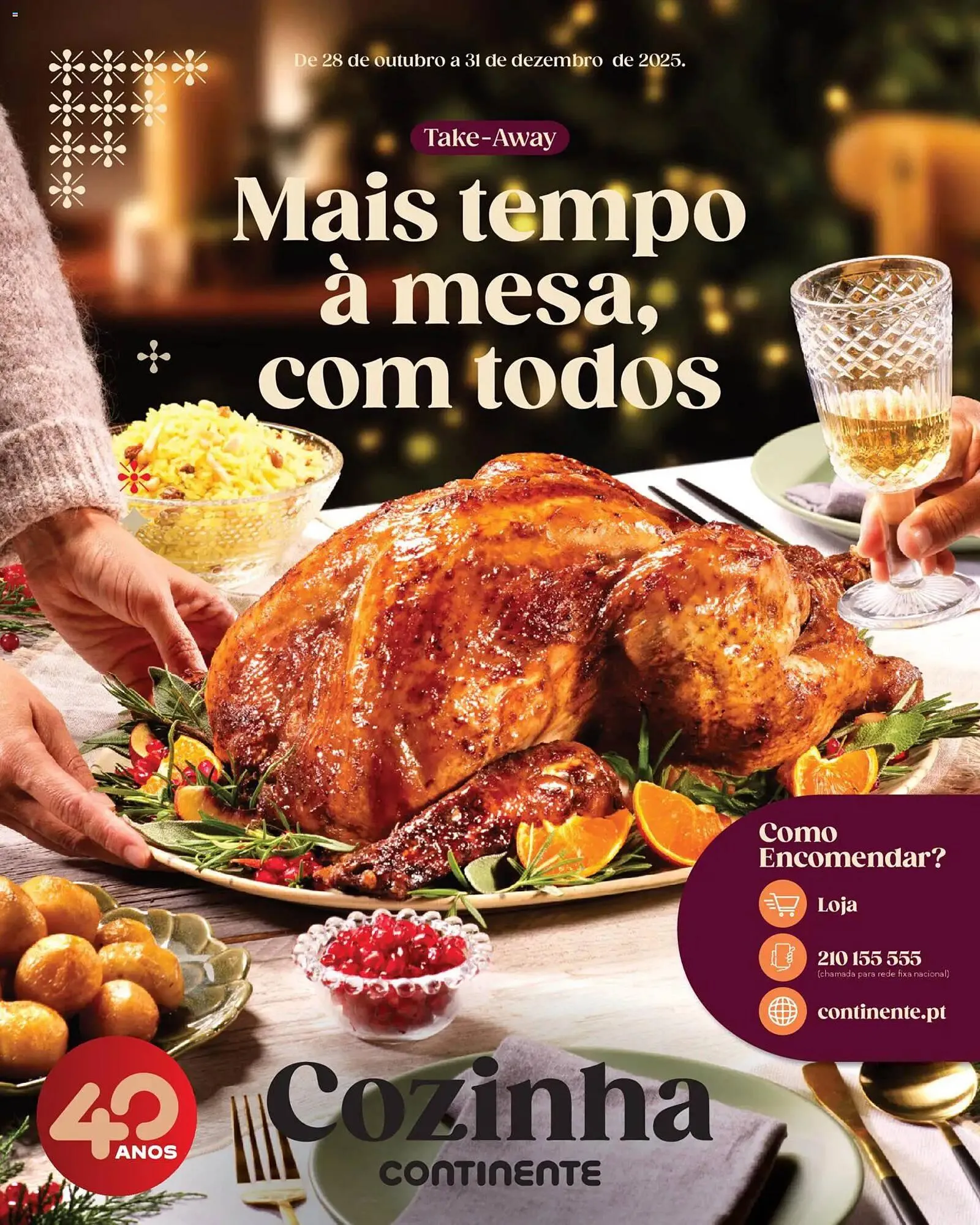 Folheto Folheto Continente de 28 de outubro até 1 de janeiro 2026 - Pagina 1