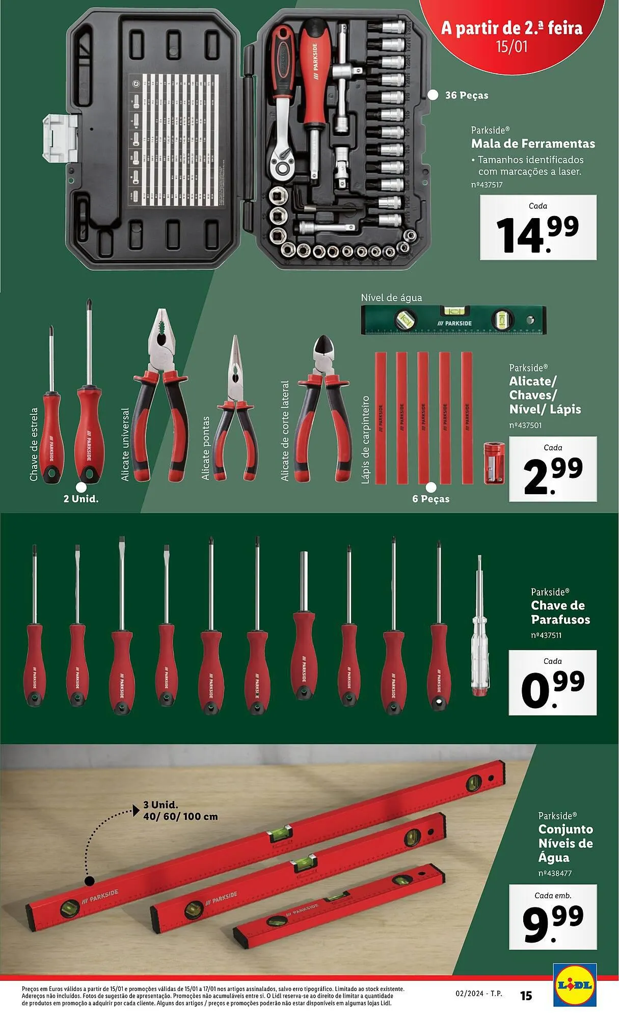 Folheto Folheto Lidl de 5 de janeiro até 1 de janeiro 2025 - Pagina 15
