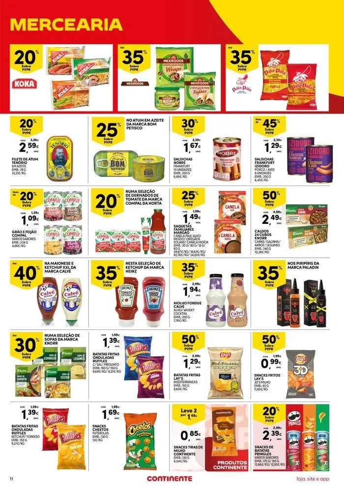 Folheto Continente Bom Dia: É de quem não se poupa de poupar de 8 de agosto até 12 de agosto 2024 - Pagina 11