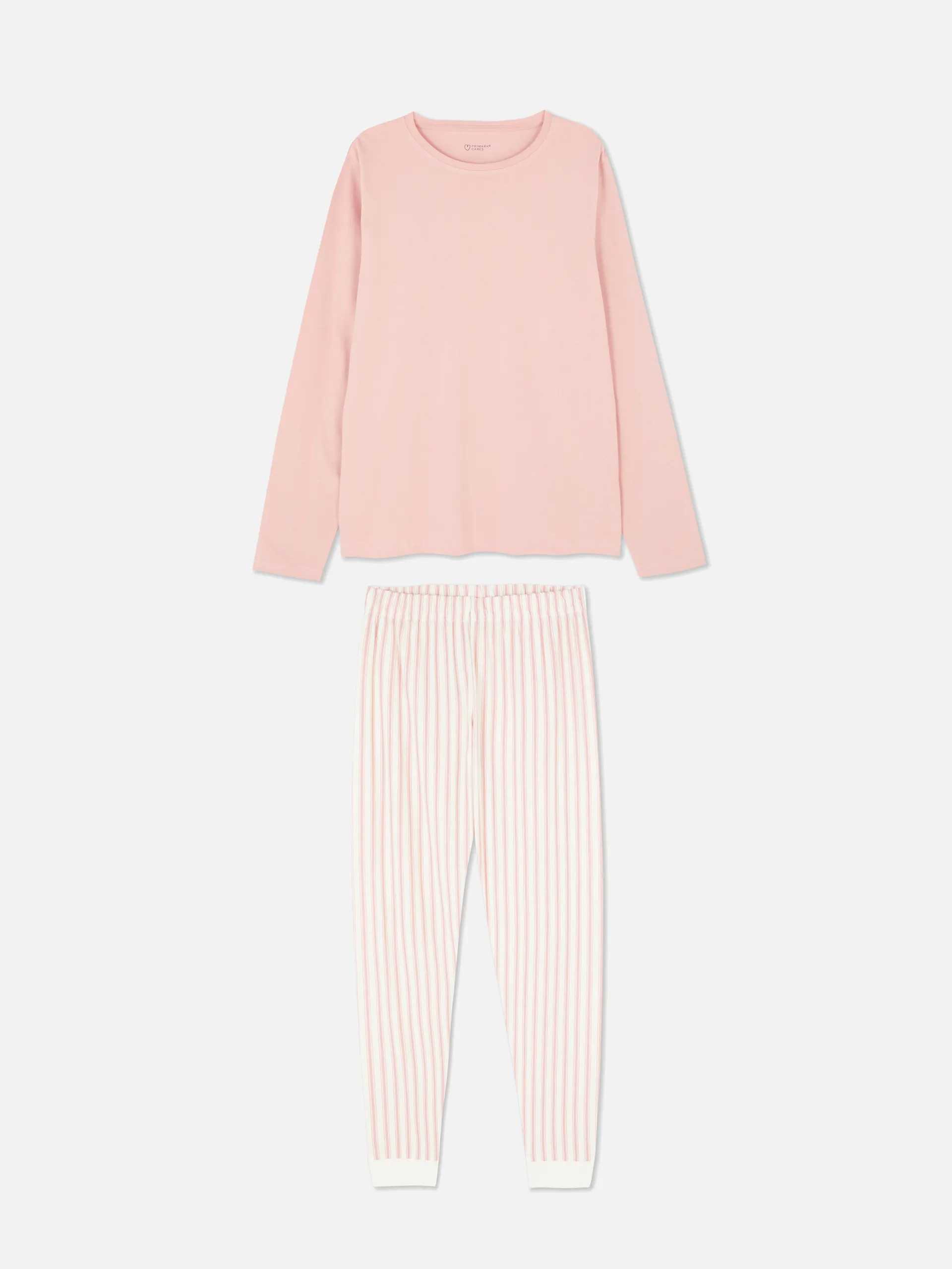 Pijama manga comprida algodão