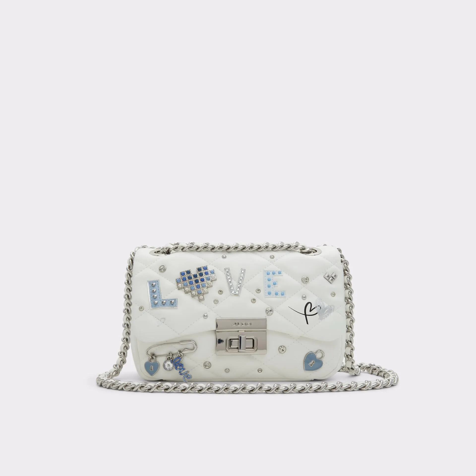 Mala de tiracolo em branco - DIGILOVEBAG