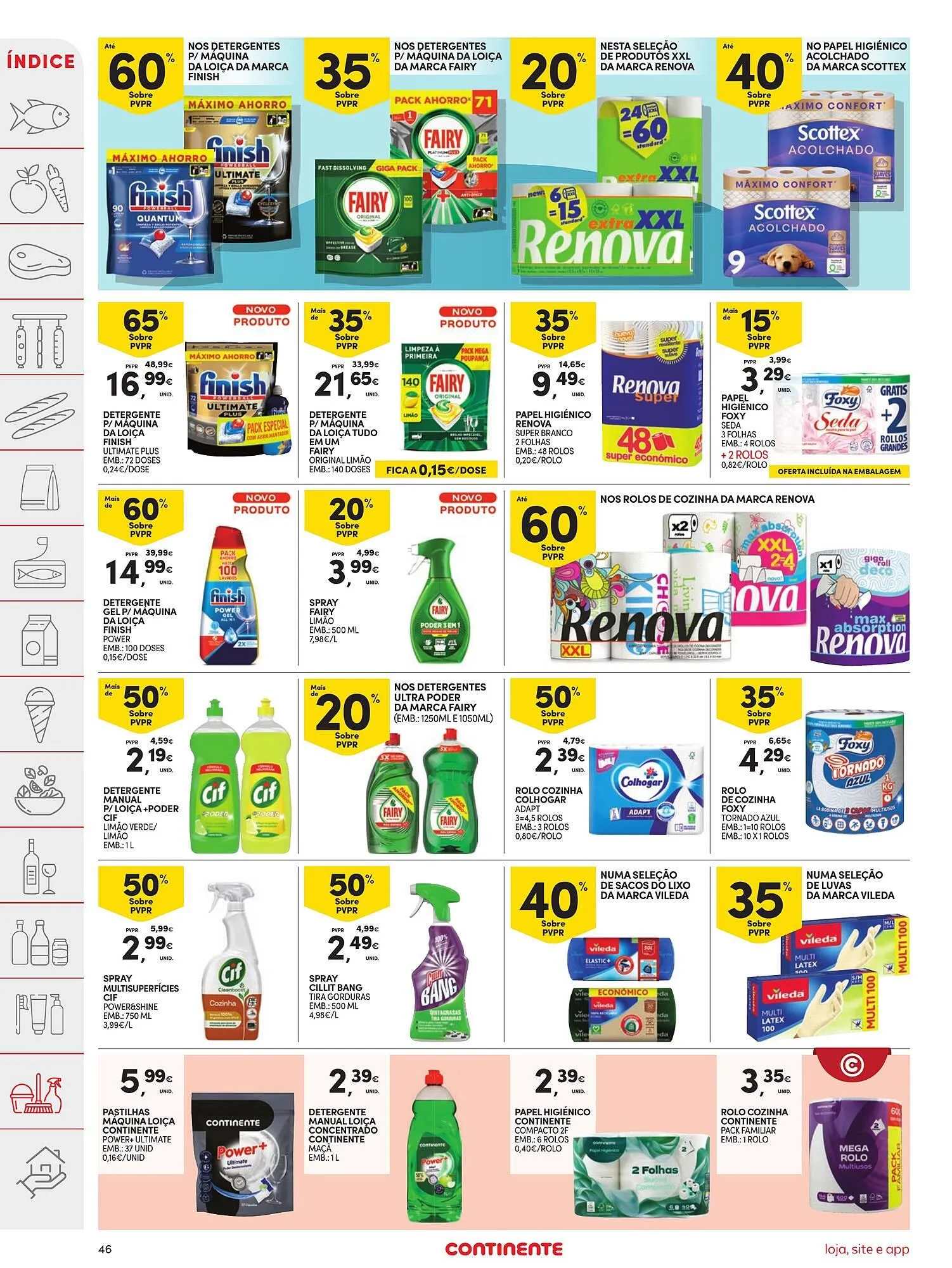 Folheto Folheto Continente de 17 de março até 23 de março 2026 - Pagina 46