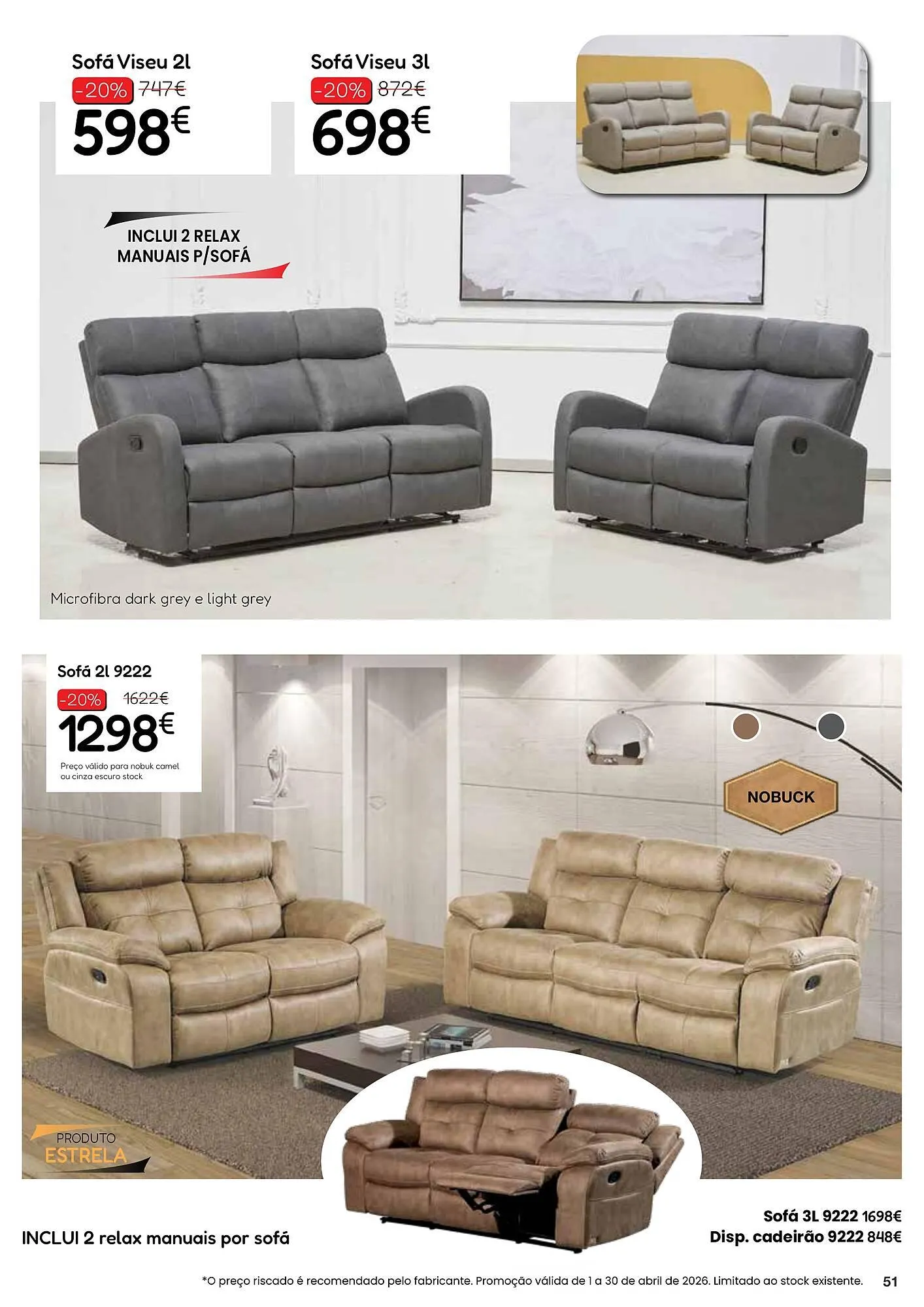 Folheto Folheto Hiper Centro do Móvel de 13 de abril até 30 de abril 2026 - Pagina 51