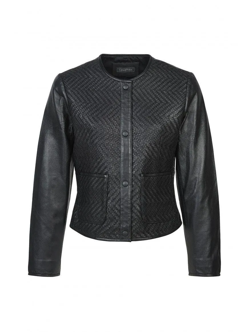 Casaco em pele Rebeca