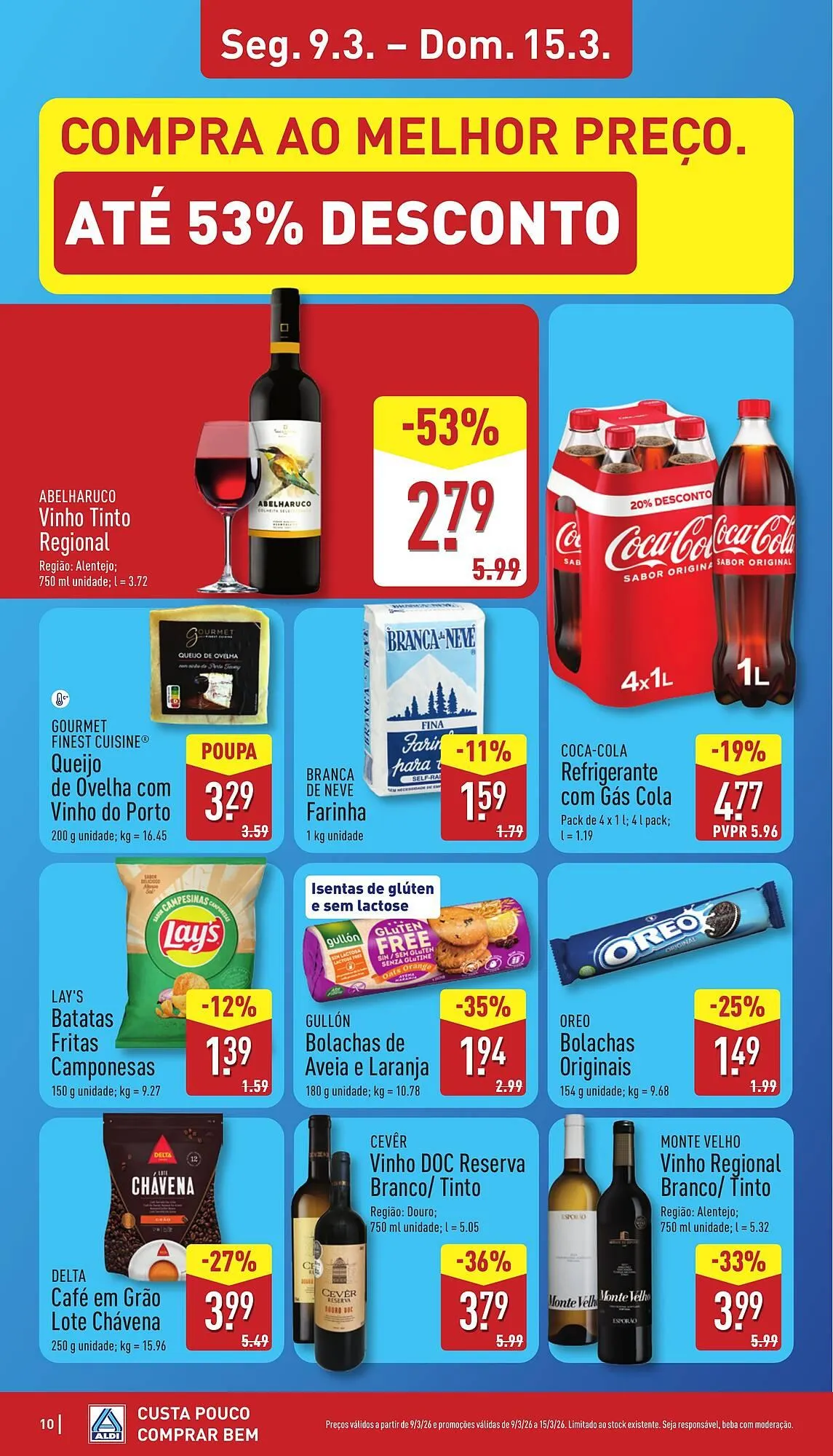 Folheto Folheto ALDI de 9 de março até 15 de março 2026 - Pagina 10