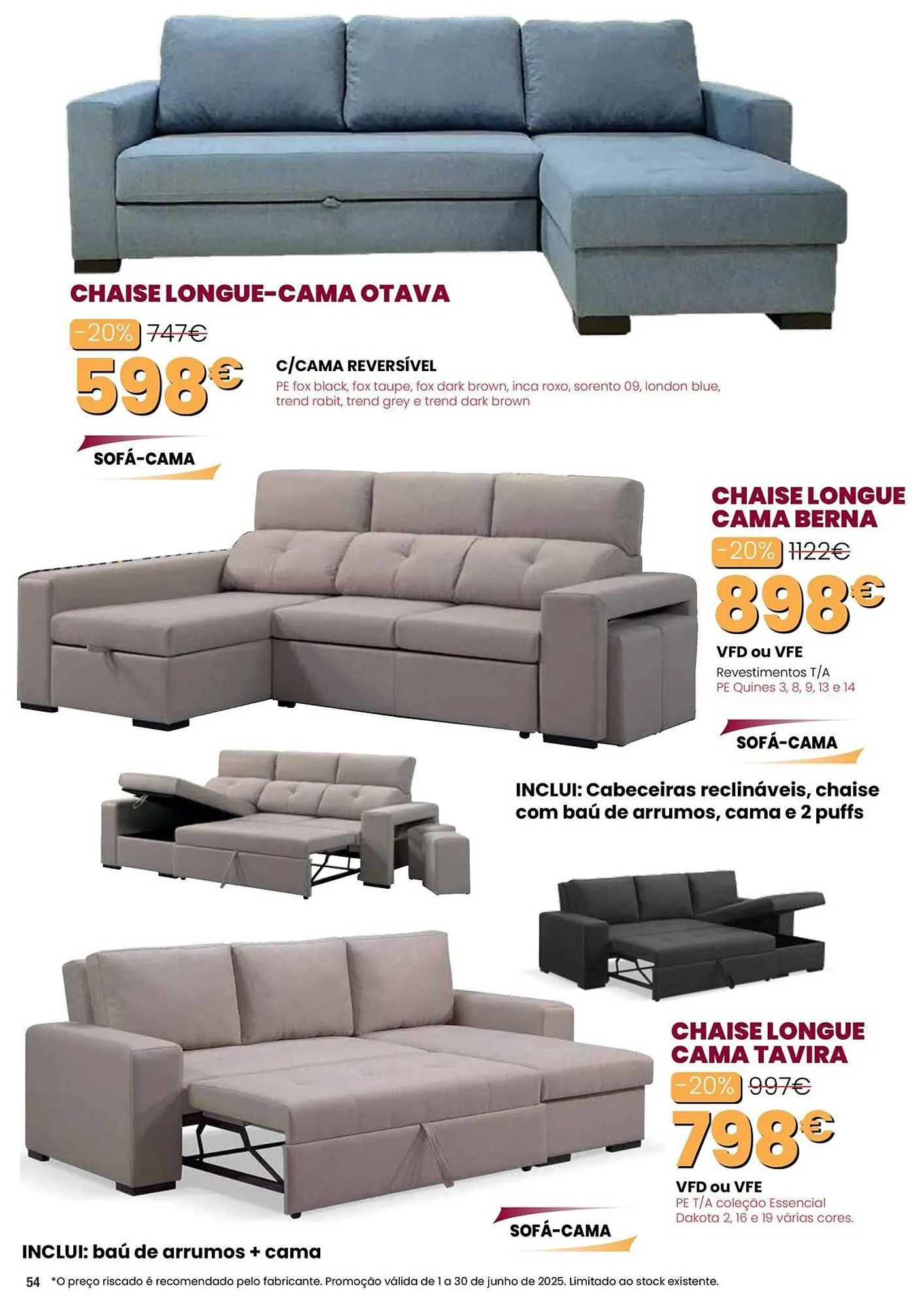 Folheto Folheto Hiper Centro do Móvel de 3 de junho até 30 de junho 2025 - Pagina 54