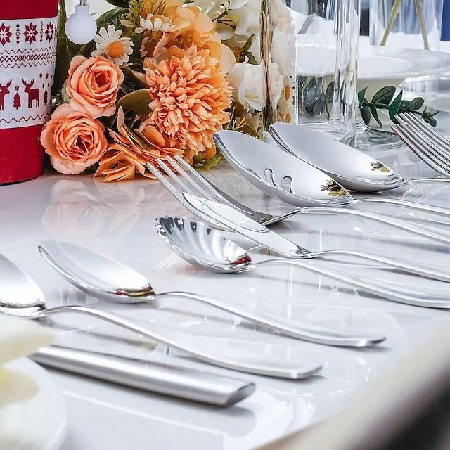 304 roestvrijstalen mes en vork prime set huishoudelijk high-end westers bestek vijfdelige set steak geschenkdoos mes vork lepel set