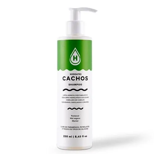 Hidratei Cachos Champô Para Cabelo Ondulado, Cacheado E Crespo