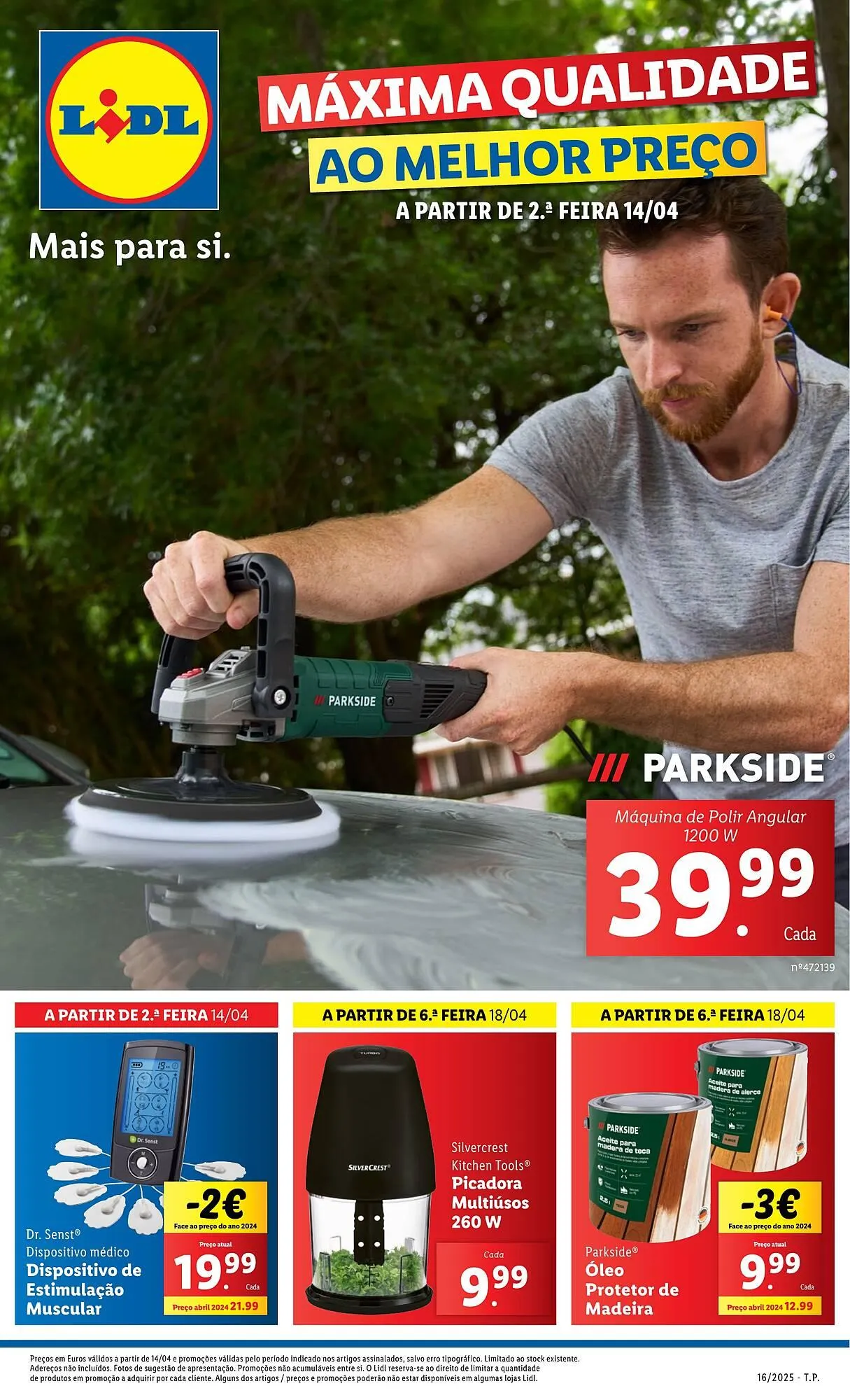 Folheto Folheto Lidl de 14 de abril até 19 de abril 2025 - Pagina 1