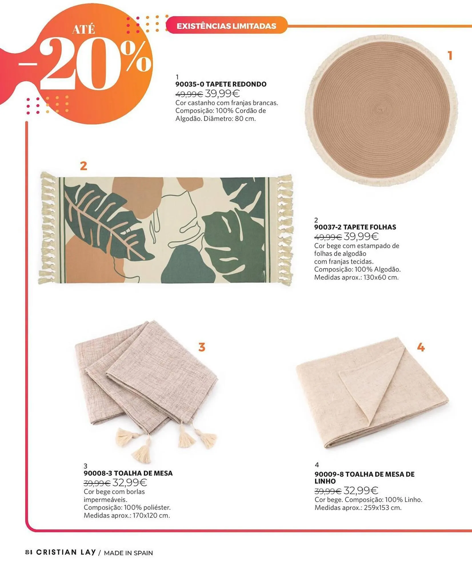 Folheto Catálogo Cristian Lay de 29 de dezembro até 18 de janeiro 2026 - Pagina 84