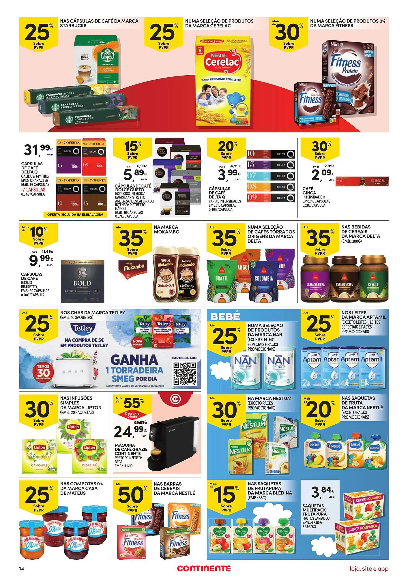 Folheto Folheto Continente Bom dia de 17 de fevereiro até 23 de fevereiro 2026 - Pagina 14