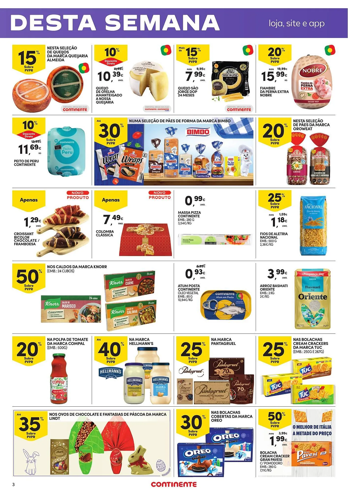 Folheto Folheto Continente de 3 de abril até 6 de abril 2026 - Pagina 3