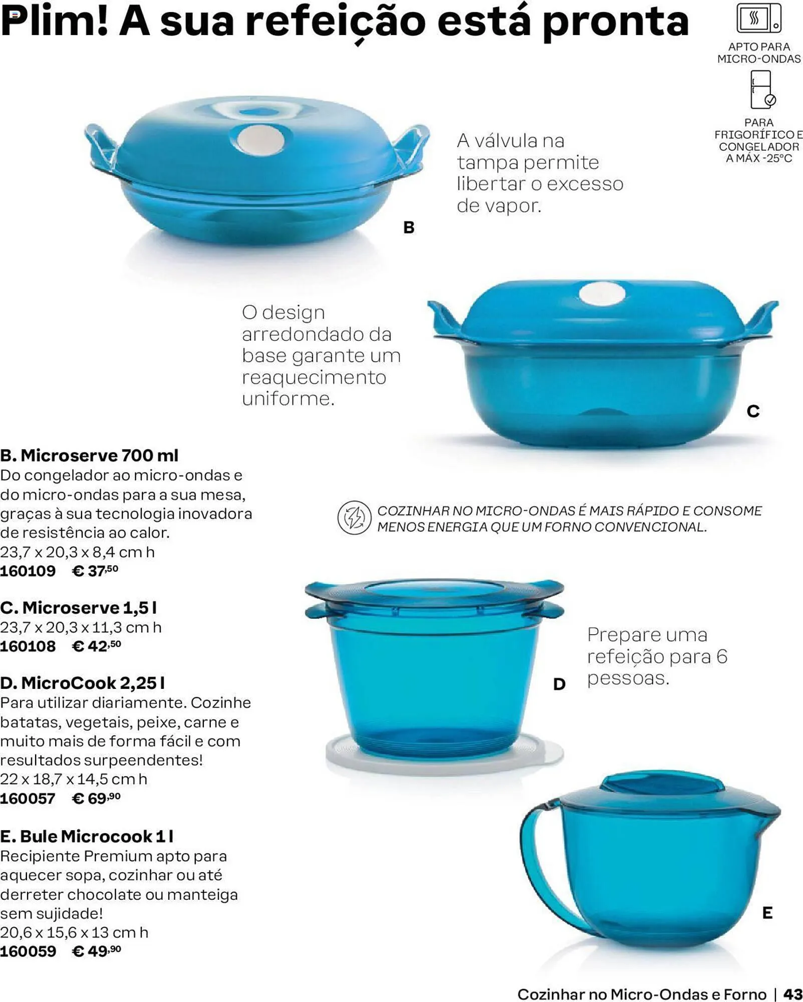 Folheto Folheto Tupperware de 5 de março até 31 de agosto 2024 - Pagina 43