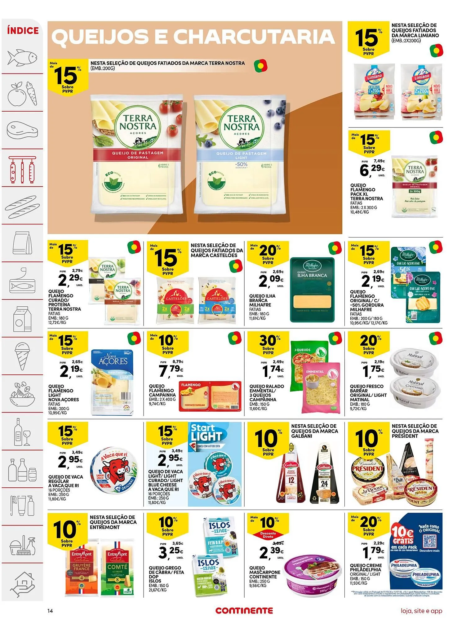 Folheto Folheto Continente de 10 de março até 16 de março 2026 - Pagina 14