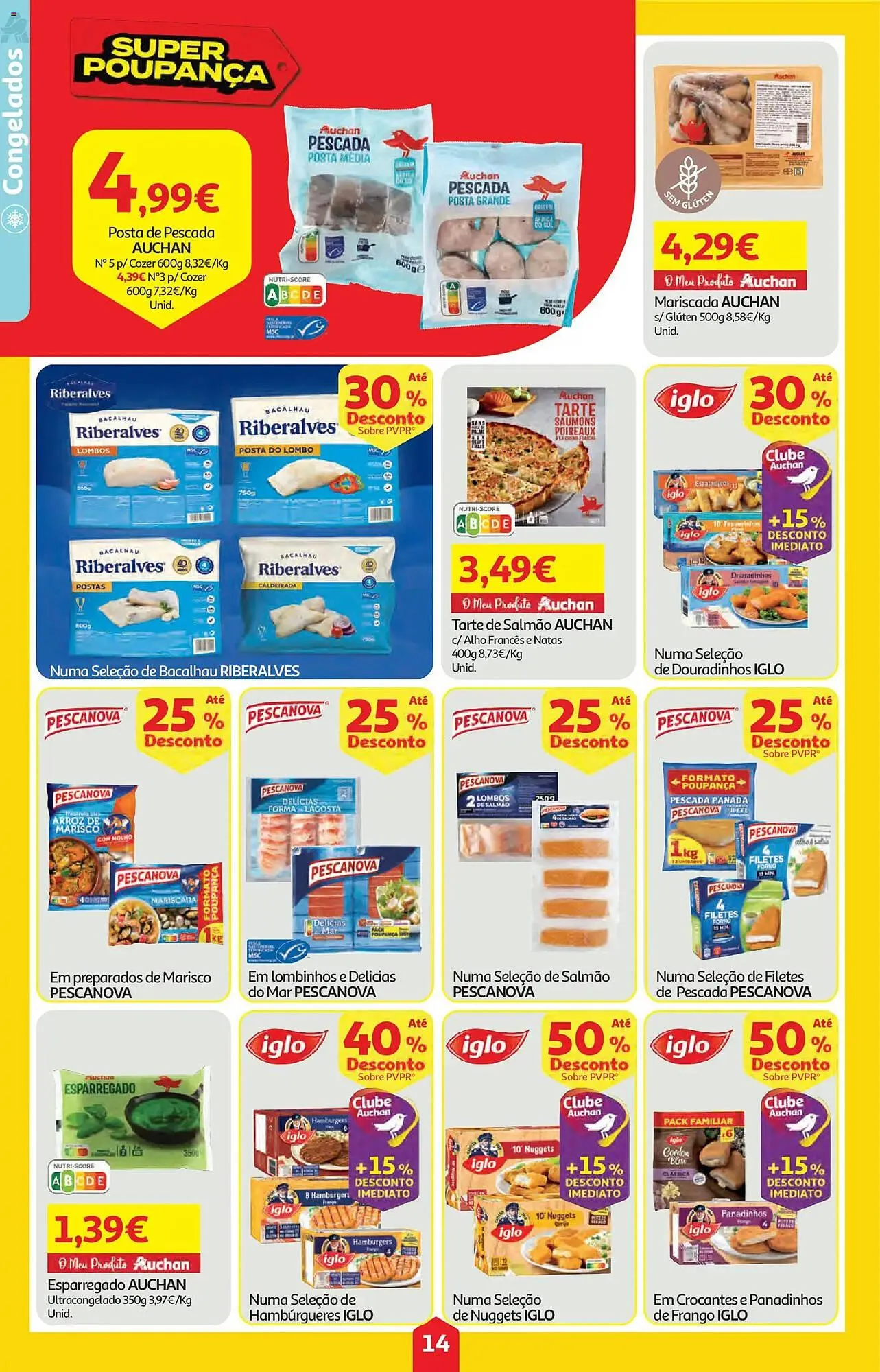 Folheto Folheto Auchan de 9 de abril até 16 de abril 2026 - Pagina 14