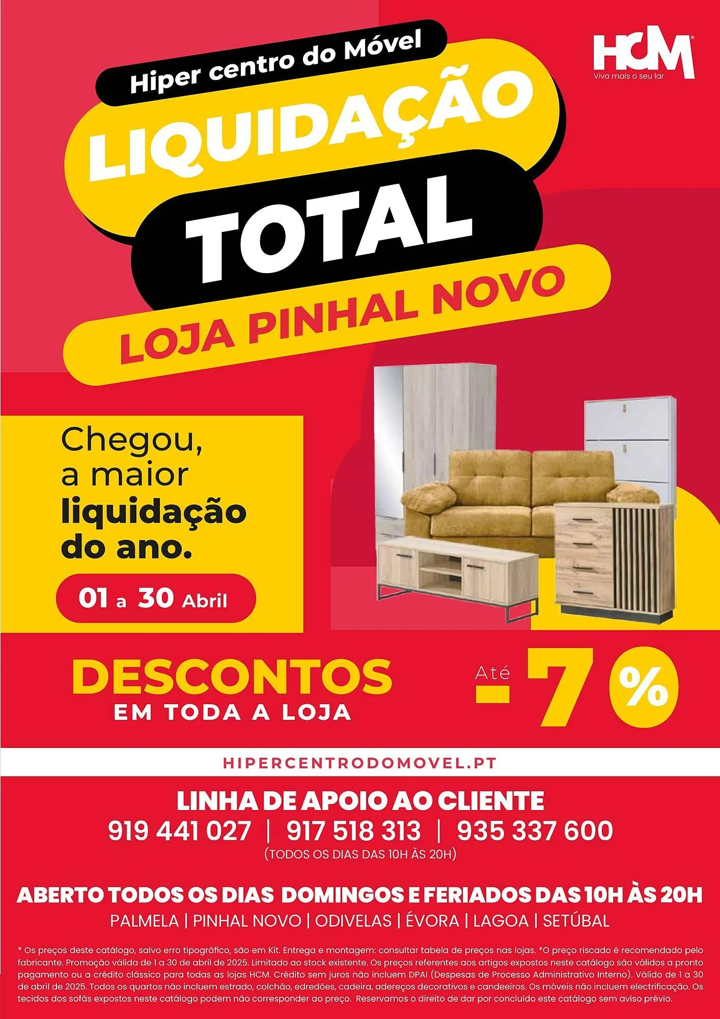 Folheto Folheto Hiper Centro do Móvel de 1 de abril até 30 de abril 2025 - Pagina 73