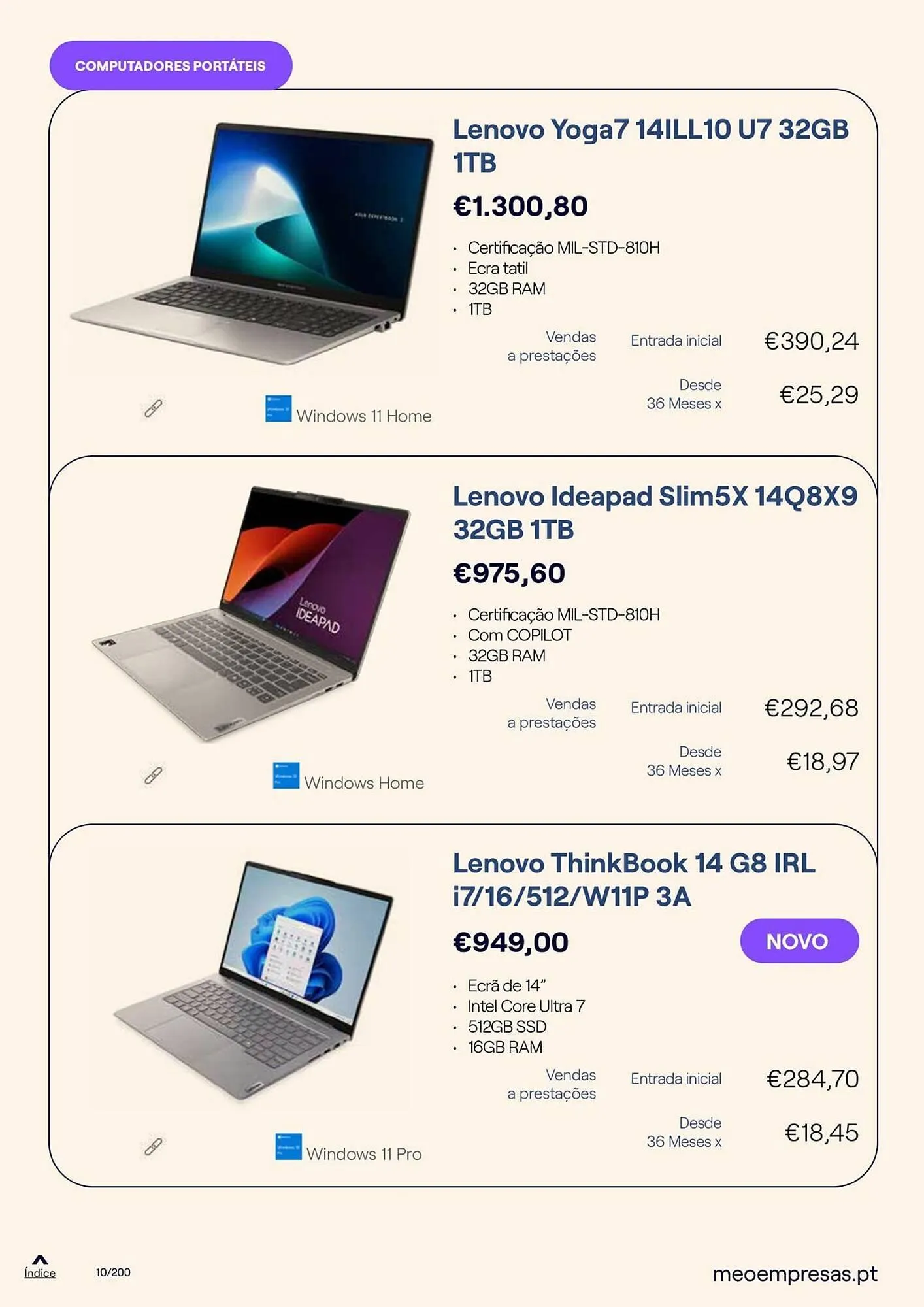 Folheto Catálogo MEO de 25 de setembro até 30 de setembro 2025 - Pagina 10