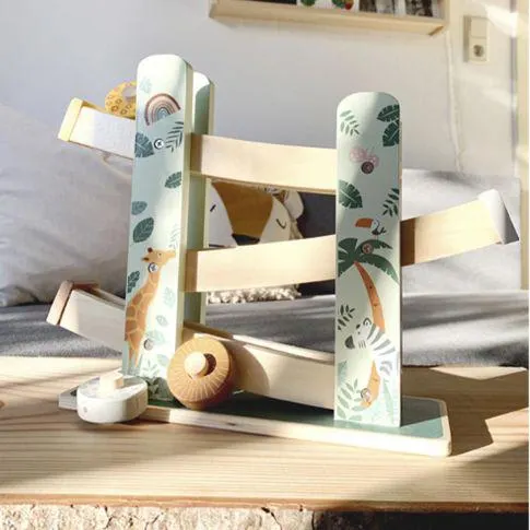 Conjunto de rampa de madeira