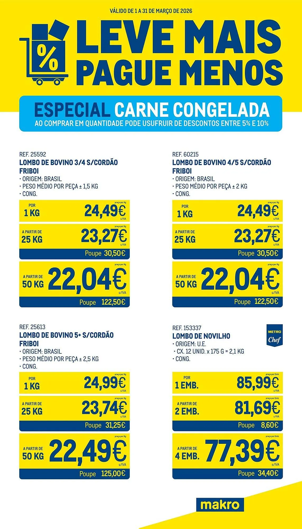 Folheto Catálogo Makro de 1 de março até 31 de março 2026 - Pagina 1