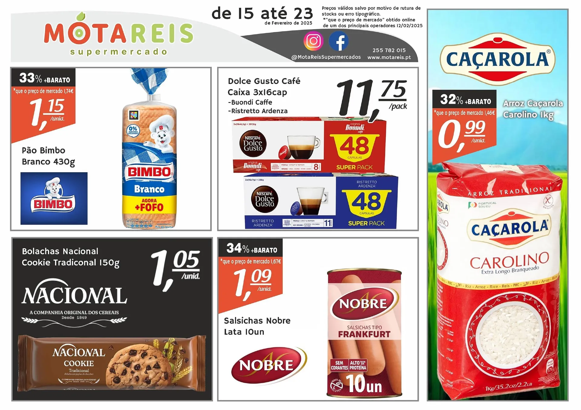 Folheto Mota Reis - 1