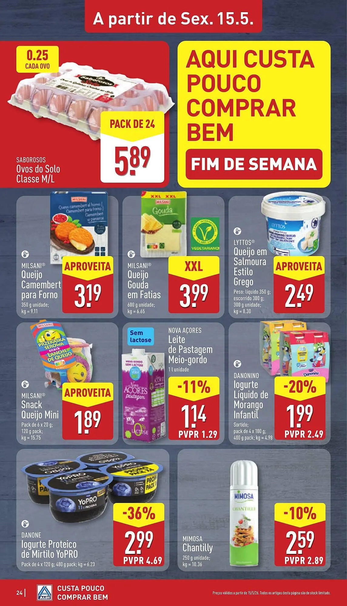Folheto Folheto ALDI de 11 de maio até 17 de maio 2026 - Pagina 24