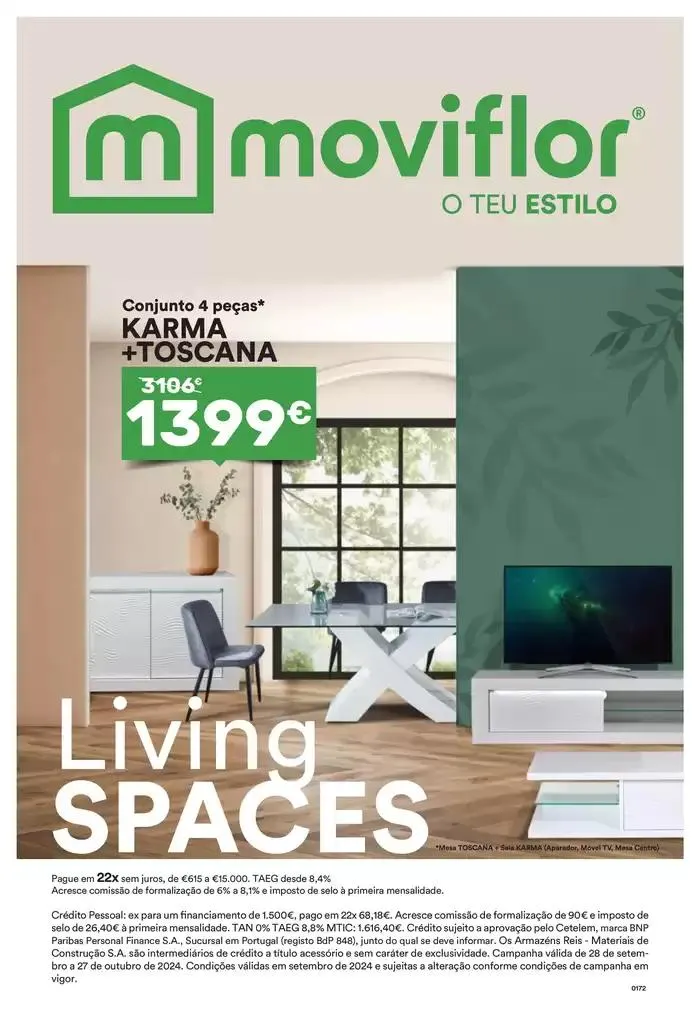 Folheto Folheto Moviflor de 30 de setembro até 27 de outubro 2024 - Pagina 1