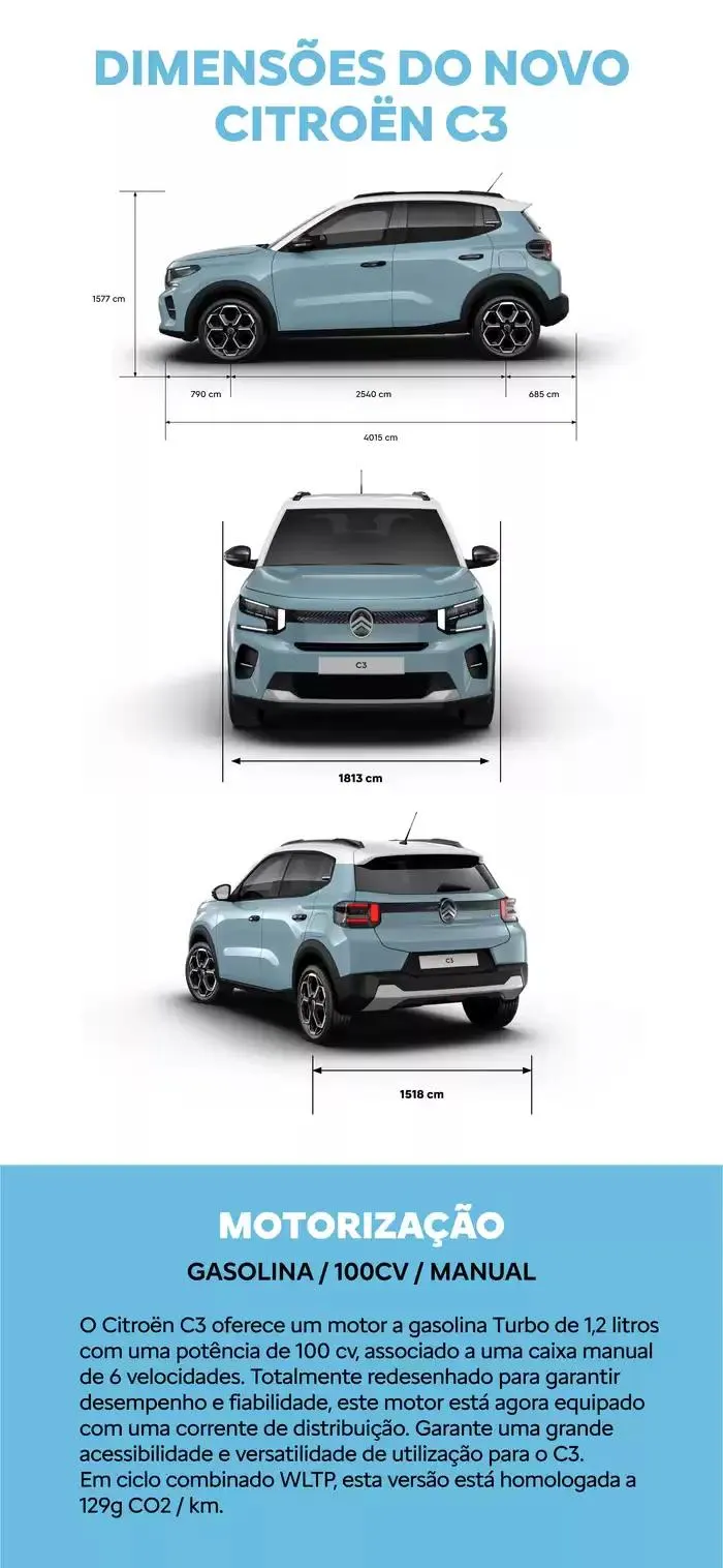 Folheto Citroen Novo C3. de 18 de novembro até 18 de novembro 2025 - Pagina 13