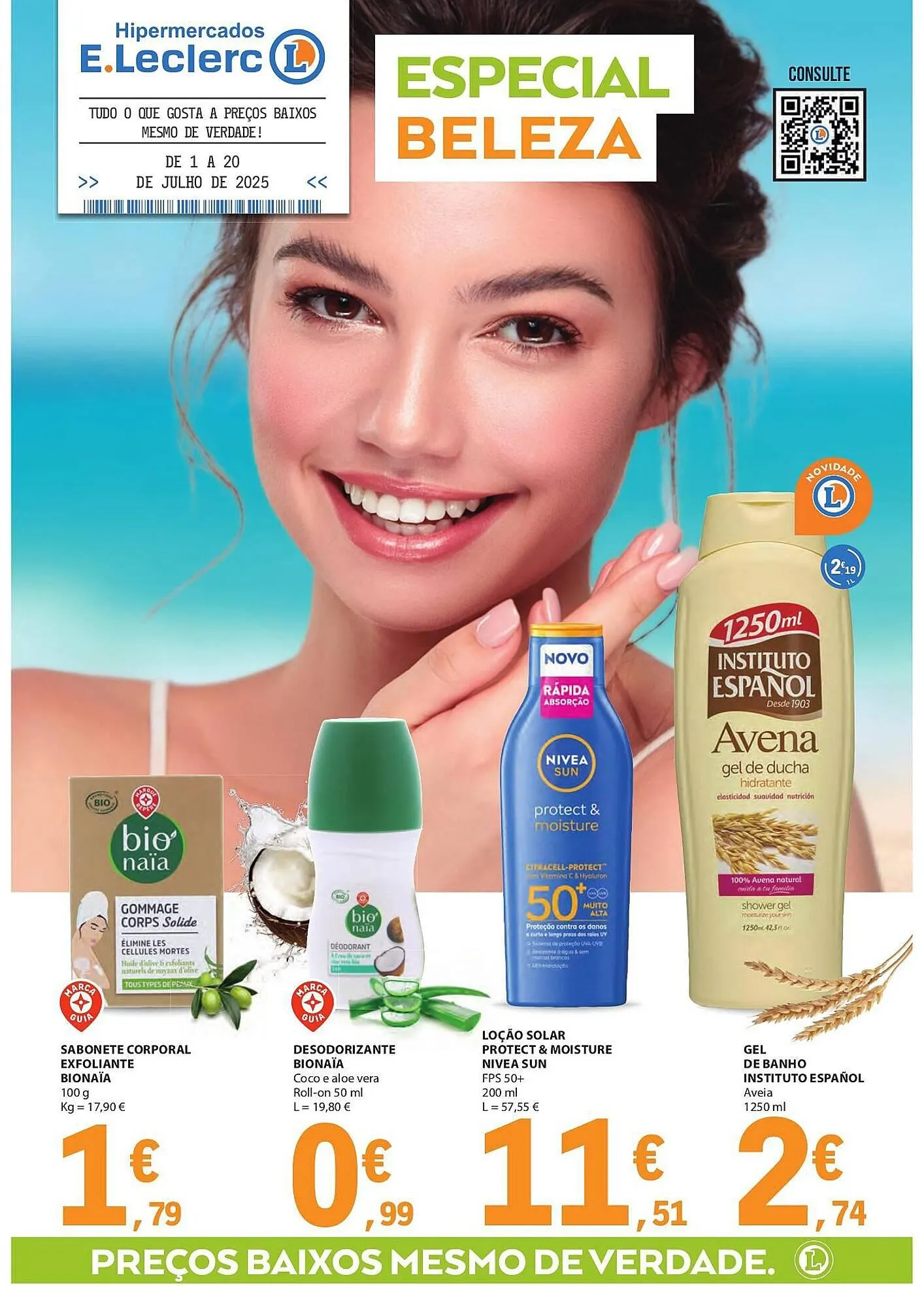 Folheto Folheto E.Leclerc de 1 de julho até 20 de julho 2025 - Pagina 1
