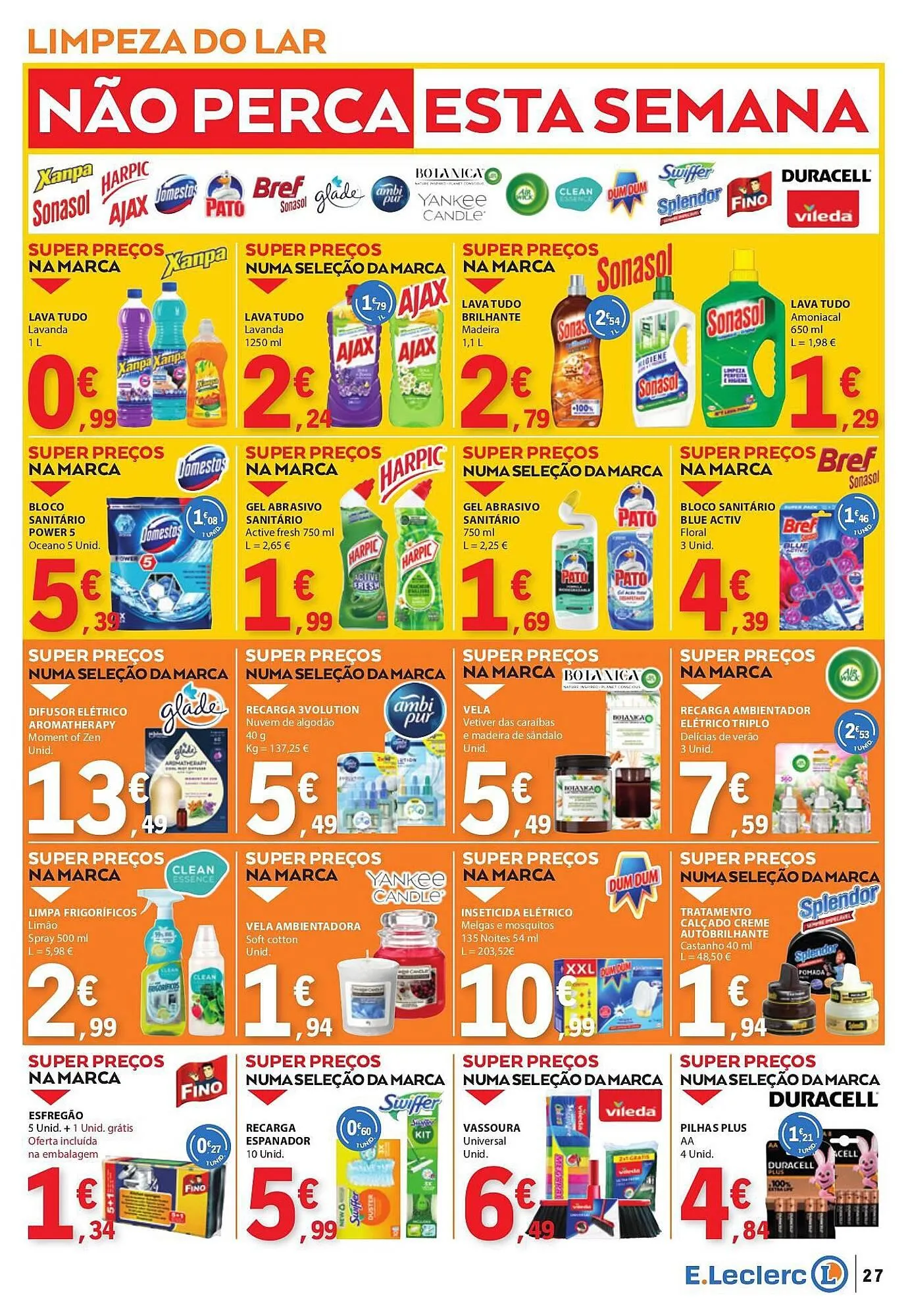Folheto Folheto E.Leclerc de 13 de março até 19 de março 2025 - Pagina 27