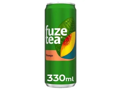 ice tea fuze tea pêssego lata 0.33l
