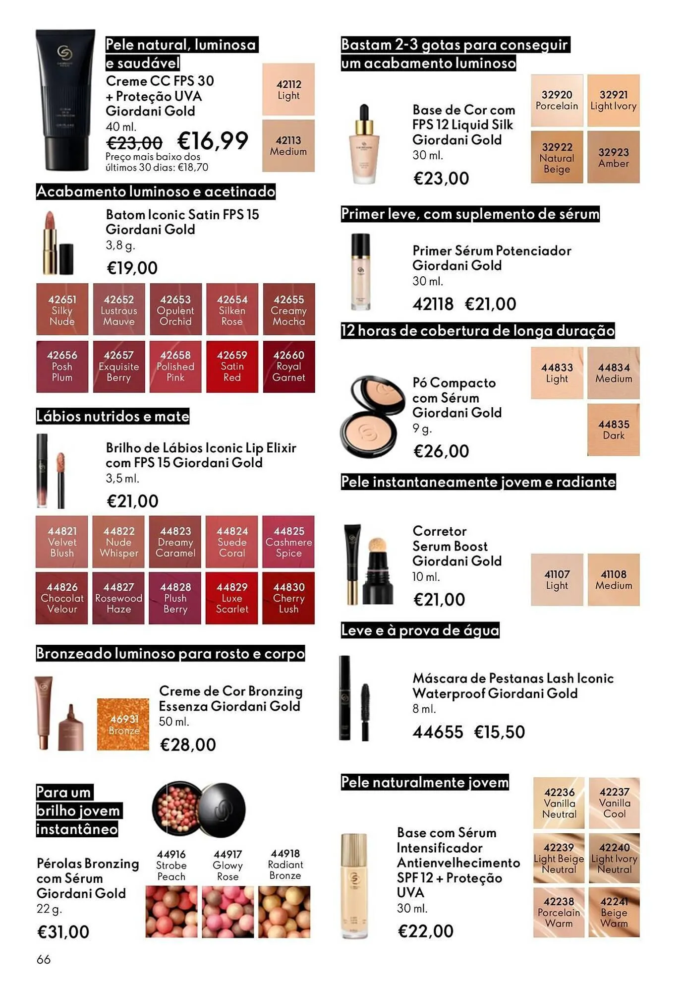 Folheto Catálogo Oriflame de 21 de janeiro até 10 de fevereiro 2026 - Pagina 66