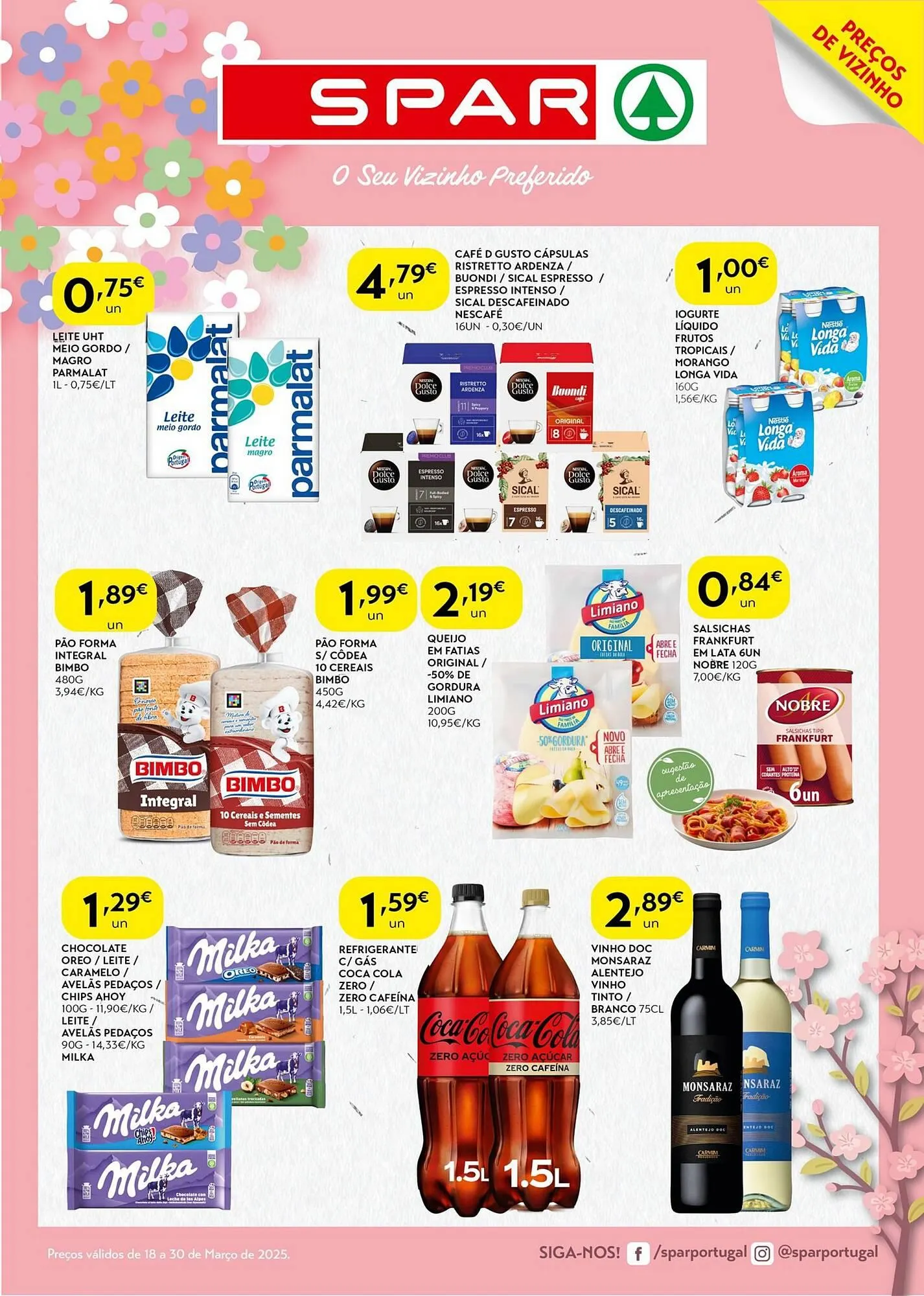 Folheto Folheto Spar de 18 de março até 30 de março 2025 - Pagina 1