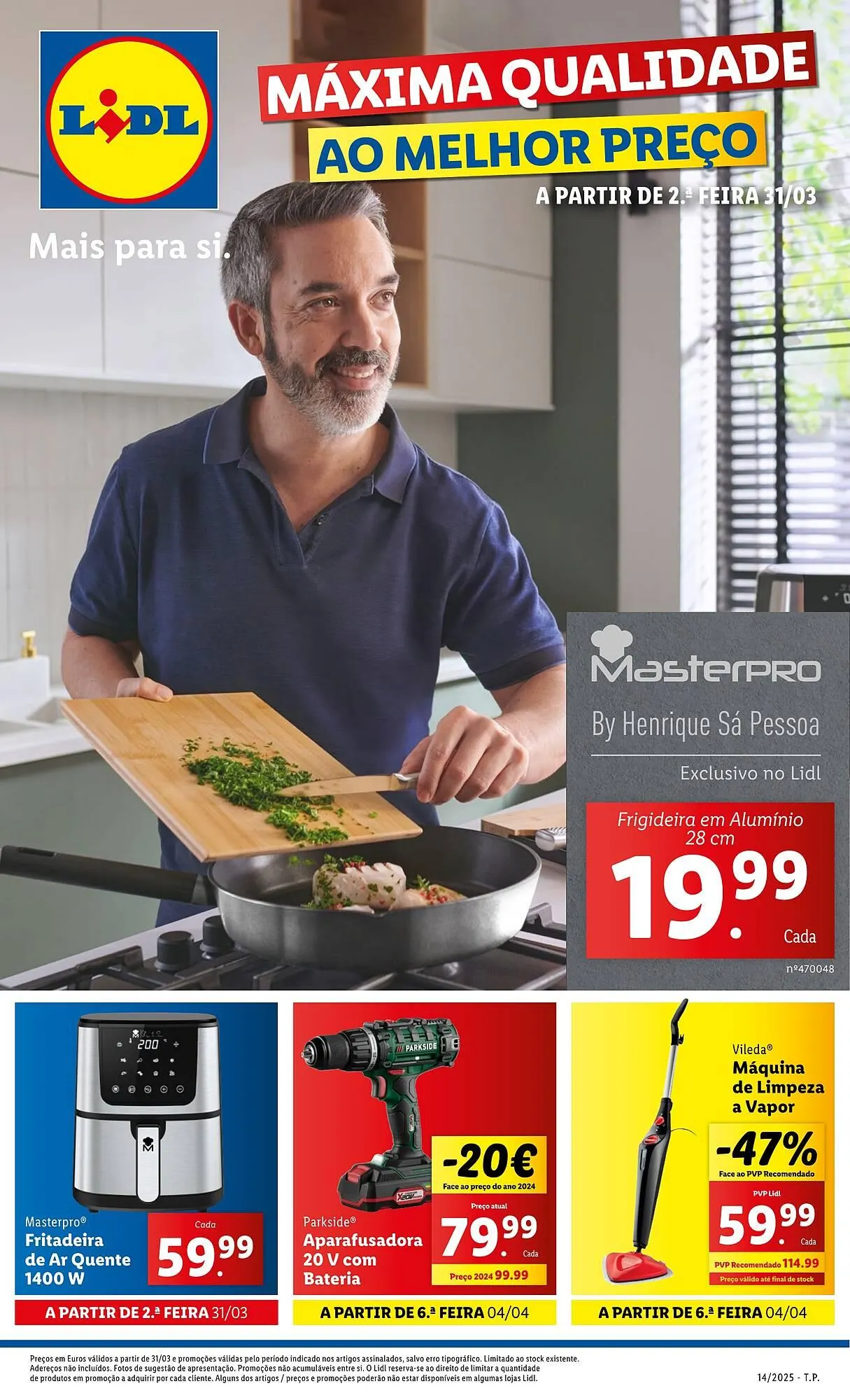 Folheto Folheto Lidl de 31 de março até 6 de abril 2025 - Pagina 1