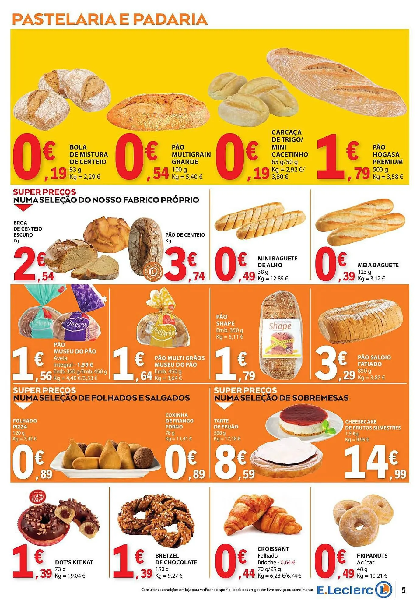 Folheto Folheto E.Leclerc de 29 de fevereiro até 6 de março 2024 - Pagina 5
